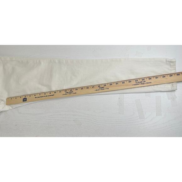 Banana Republic Skinny Jeans Off White Classic Style Mid Rise Summer Casual 27 - Picture 6 of 9